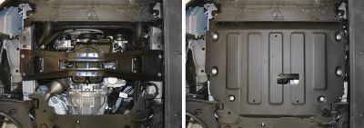Автоброня 111.01867.1 111.01867.1 Защита картера + КПП + комплект крепежа, Ford Transit полный/передний/задний привод 2014-, V - 2.2D