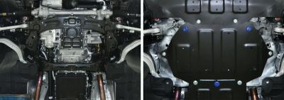 Автоброня 111.02354.1 111.02354.1 Защита картера, Genesis G90 2016-,V - 3.3; полный привод; Часть 2/Hyundai Genesis 2014-2017,V - 3.0;