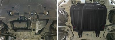 Автоброня 111.04016.3 111.04016.3 Защита картера + КПП, Citroёn C4 Aircross 2012-2016,V - 1.6; 2.0/Citroёn C-Crosser 2007-2013,V - 2.2