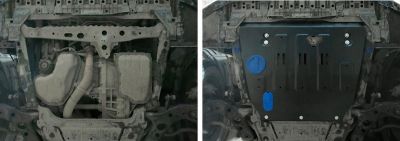 Автоброня 111.05775.1 111.05775.1 Защита картера + КПП + комплект крепежа, Toyota Alphard 2008-2015-, V - 3.5