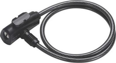 Замок велосипедный BBB QuickSafe 8mm x 700mm straight cable (BBL-62)