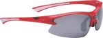 Очки солнцезащитные BBB Impulse PC Smoke flash mirror lens white tips red (BSG-38)