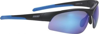 Очки солнцезащитные BBB Impress PC smoke blue lenses матовый черный (BSG-47) (б/р)