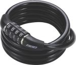 Замок велосипедный BBB QuickCode 8mm x 1200mm кодовый черный (BBL-65) (б/р)
