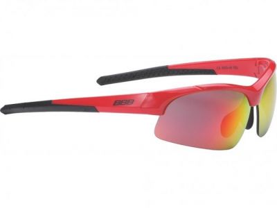 Очки солнцезащитные BBB Impress Small PC smoke red lenses блестящий красный (BSG-48) (б/р)