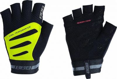 Перчатки велосипедные BBB Equipe черный/неоновый/желтый (BBW-48) (US:XL)