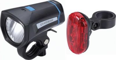 Фонари (комплект) BBB SquareCombo Stvzo 2xAAA + 4x AAA черный (BLS-102K) (б/р)