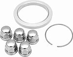 Монтажный комплект BBS 0931125: 5 закрытых гаек M12x1,5, кольцо 82/67 мм и стопор