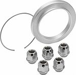 Монтажный комплект BBS 0931364: 5 гаек M14x1,5, кольцо 82/67 мм и стопор