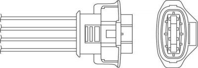 Beru OPH082 лямбда-зонд на OPEL OMEGA B (25_, 26_, 27_)