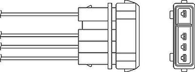 Beru OZH024 лямбда-зонд на VW GOLF III (1H1)