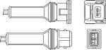 Beru OZH035 лямбда-зонд на FIAT TEMPRA S.W. (159)