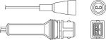BERU Л-Зонд VAG Audi 80/100/A6/VW Passat B3/B4 2.0…2.8L 88-> (048906265A, OZH044)