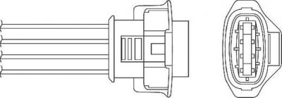 Beru OZH110 лямбда-зонд на OPEL ASTRA G универсал (F35_)