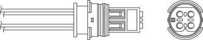 Beru OZH124 лямбда-зонд на MERCEDES-BENZ E-CLASS универсал (S210)