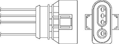 Beru OZH153 лямбда-зонд на AUDI A6 Avant (4B5, C5)