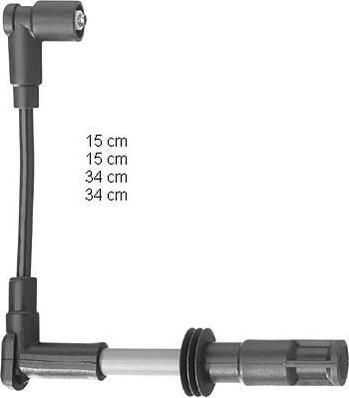 Beru ZEF1348 комплект проводов зажигания на ALFA ROMEO 156 (932)