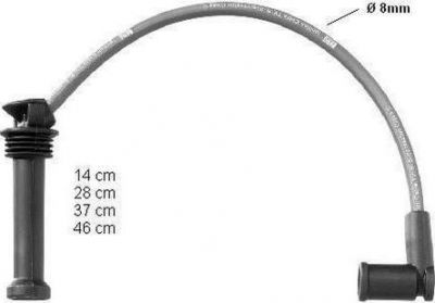 BERU Провода высоковольтные FORD Mondeo III 1,8/2,0L 00-07 (1119843, ZEF1539)