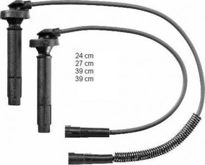 BERU Провода зажигания зажигания (к-т) SUBARU Impreza/Forester/Legacy III/Outback 2,0/2,5L 98-> (22451AA720, ZEF1561)