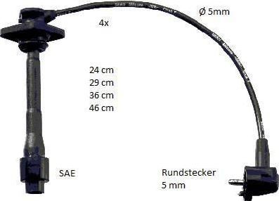 Beru ZEF1646 комплект проводов зажигания на TOYOTA COROLLA Compact (_E11_)