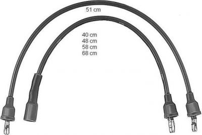 Beru ZEF571 комплект проводов зажигания на OPEL MONZA A (22_)
