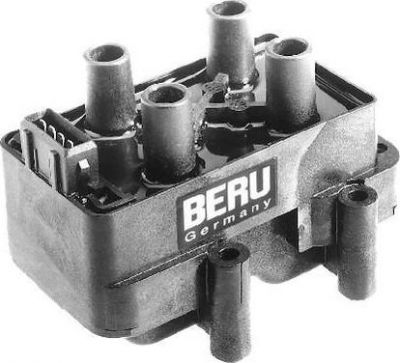 BERU Катушка зажигания PSA Xantia/Xsara/306/Partner//Ducato 1,4-2,0L 94-> (597070, ZS232)