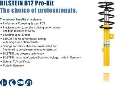 Bilstein Bil_015192 комплект ходовой части, пружины / амортизаторы на VW PASSAT (3B3)