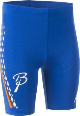 Тайтсы короткие беговые Bjorn Daehlie Junior Tights IGNITE Short Junior Surf the Web / Синий (Рост:152)