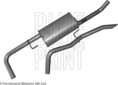 Blue Print ADN16011 средний / конечный глушитель ог на NISSAN NAVARA (D40)