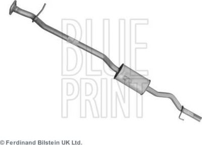 Blue Print ADN16022 средний глушитель выхлопных газов на NISSAN QASHQAI / QASHQAI +2 (J10, JJ10)