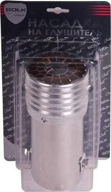 BOLK PREMIUM BK01449SR Насадка на глушитель 73х148х62мм алюминиевая BOLK PREMIUM BK01449SR Насадка на глушитель 73х148х62мм алюминиевая
