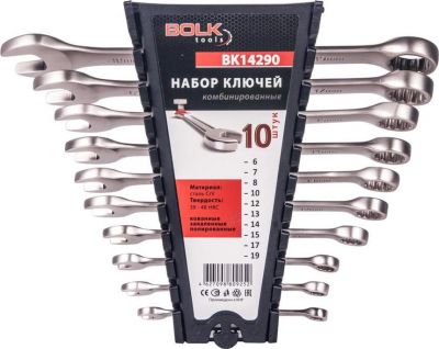BOLK BK14290 Набор ключей комбинированных 10пр.