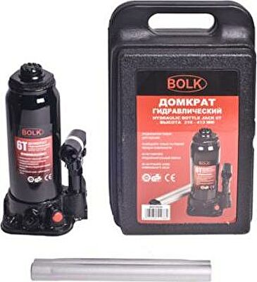 BOLK BK51005 Домкрат гидравлический бутылочный 6т 216-413мм BOLK BK51005 Домкрат гидравлический бутылочный 6т 216-413мм