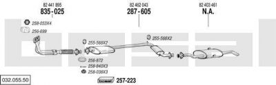 Bosal 032.055.50 система выпуска ог на FIAT CROMA (154)