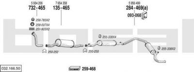 Bosal 032.166.50 система выпуска ог на FIAT DUCATO Panorama (280)