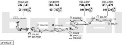 Bosal 050.062.51 система выпуска ог на MAZDA 323 III (BF)