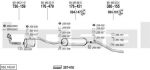 Bosal 052.193.61 система выпуска ог на MERCEDES-BENZ T1 c бортовой платформой/ходовая часть (601)