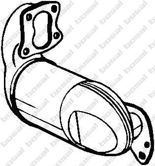 Bosal 090-567 катализатор на RENAULT LOGAN I универсал (KS_)