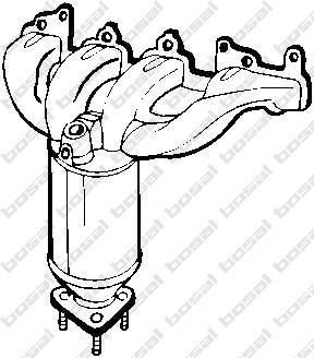 Bosal 090-704 катализатор на OPEL VECTRA C