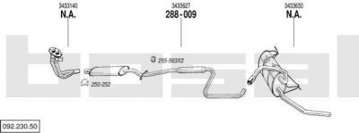 Bosal 092.230.50 система выпуска ог на VOLVO 480 E
