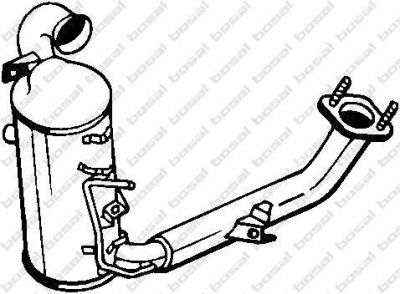 Bosal 095-215 сажевый / частичный фильтр, система выхлопа ог на FORD FOCUS II седан (DA_)