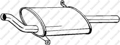 Bosal 145-033 глушитель выхлопных газов конечный на NISSAN SUNNY II (N13)