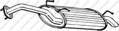 BOSAL Глушитель HYUNDAI ACCENT 02- (28700-25100, 165-153)