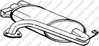 Bosal 177-115 глушитель выхлопных газов конечный на MITSUBISHI LANCER IV (C6_A, C7_A)
