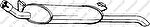 BOSAL Глушитель OPEL VECTRA A 1.4-1.8/D/TD (8 52 965, 185-135)