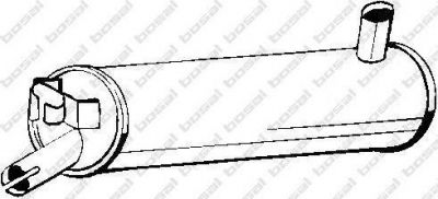 Bosal 235-877 средний глушитель выхлопных газов на VOLVO 240 Kombi (P245)