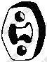 Bosal 255-107 резиновые полоски, система выпуска на FORD FOCUS (DAW, DBW)