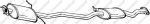 BOSAL Резонатор MAZDA 323 1.5 7/85-6/89 (E52640300A, 281-341)