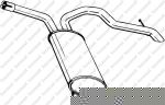 Bosal 281-877 глушитель выхлопных газов конечный на OPEL VIVARO c бортовой платформой/ходовая часть (E7)