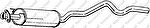 BOSAL Резонатор OPEL ASTRA F 91-98 (90352683, 283-321)